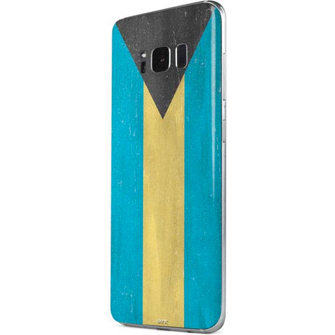Bahamas Flag Distressed Galaxy S8 Plus Skin