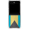 Bahamas Flag Distressed Galaxy Z Flip5 5G Clear Case