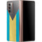 Bahamas Flag Distressed Galaxy Z Fold2 5G Skin