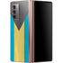 Bahamas Flag Distressed Galaxy Z Fold2 5G Skin