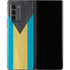 Bahamas Flag Distressed Galaxy Z Fold2 5G Skin