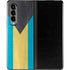 Bahamas Flag Distressed Galaxy Z Fold3 5G Skin