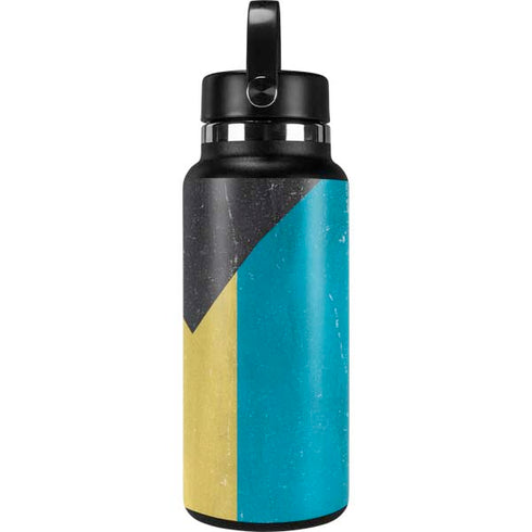 Bahamas Flag Distressed Hydro Flask 32oz Wide Mouth Skin