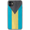 Bahamas Flag Distressed iPhone 11 Clear Case
