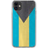 Bahamas Flag Distressed iPhone 11 Clear Case
