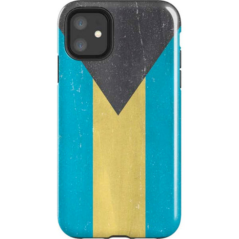 Bahamas Flag Distressed iPhone 11 Impact Case