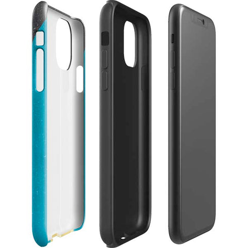 Bahamas Flag Distressed iPhone 11 Impact Case