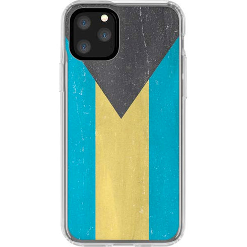 Bahamas Flag Distressed iPhone 11 Pro Clear Case