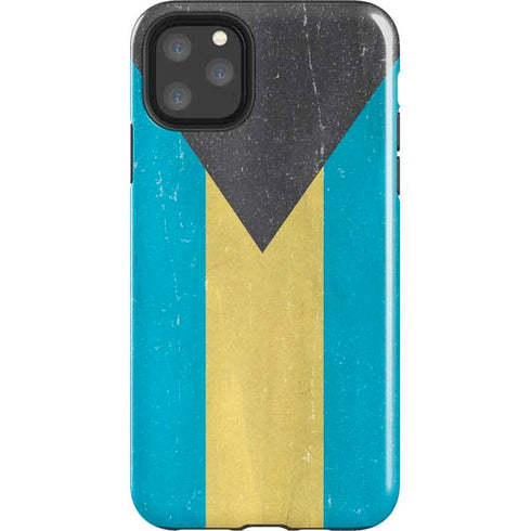 Bahamas Flag Distressed iPhone 11 Pro Max Impact Case