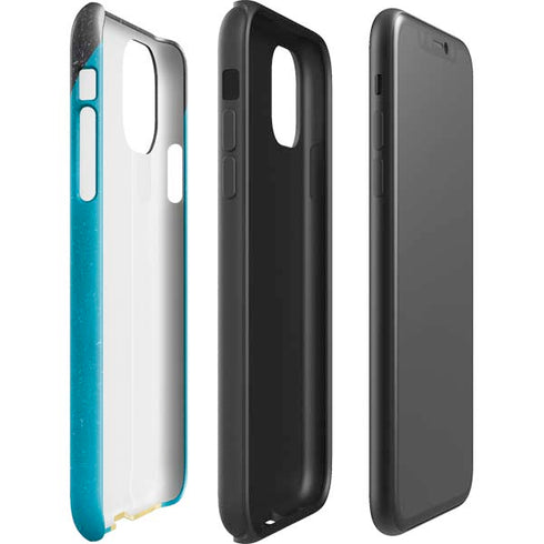 Bahamas Flag Distressed iPhone 11 Pro Max Impact Case