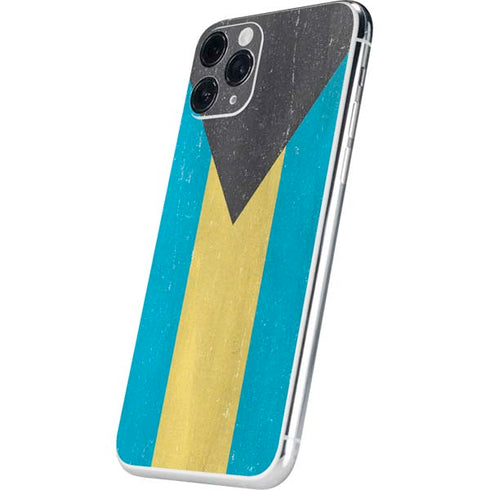 Bahamas Flag Distressed iPhone 11 Pro Skin