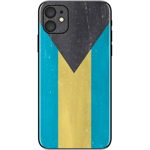 Bahamas Flag Distressed iPhone 11 Skin