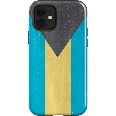 Bahamas Flag Distressed iPhone 12 Impact Case