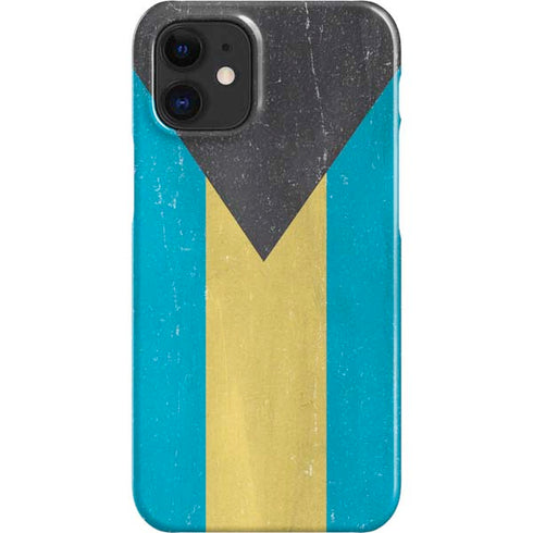 Bahamas Flag Distressed iPhone 12 Mini Lite Case