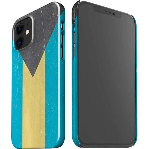 Bahamas Flag Distressed iPhone 12 Mini Lite Case