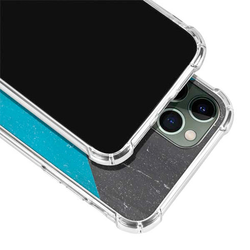 Bahamas Flag Distressed iPhone 12 Pro Clear Case