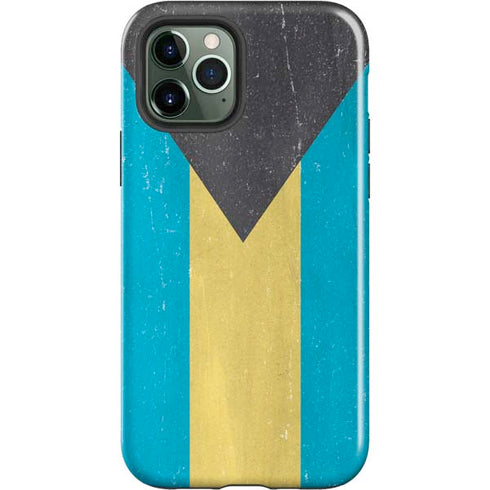 Bahamas Flag Distressed iPhone 12 Pro Impact Case