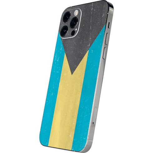 Bahamas Flag Distressed iPhone 12 Pro Max Skin