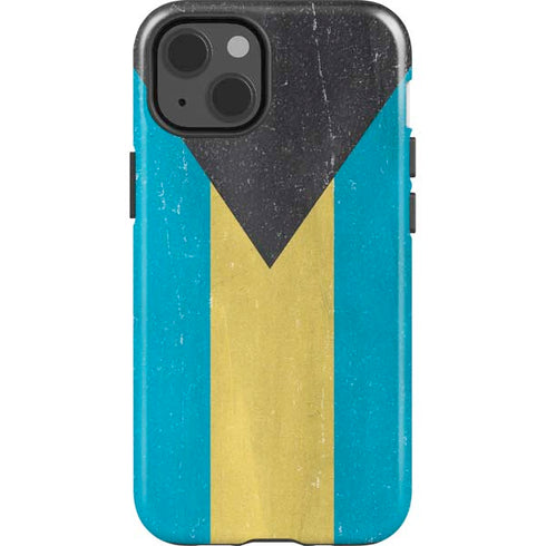 Bahamas Flag Distressed iPhone 13 Impact Case