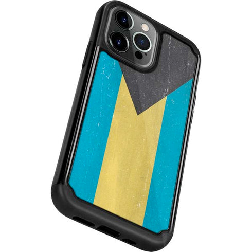 Bahamas Flag Distressed iPhone 13 Pro Cargo Case