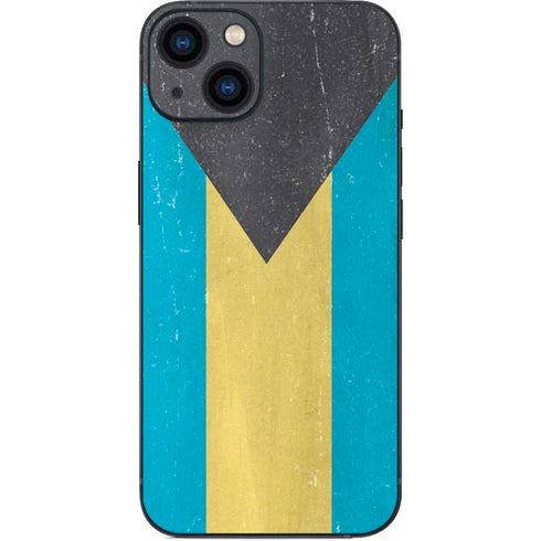 Bahamas Flag Distressed iPhone 13 Skin
