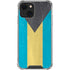 Bahamas Flag Distressed iPhone 14 Plus Clear Case