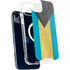 Bahamas Flag Distressed iPhone 15 Plus MagSafe Case