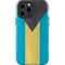 Bahamas Flag Distressed iPhone 14 Pro Max Impact Case