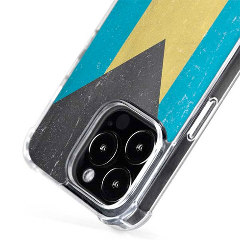 Bahamas Flag Distressed iPhone 14 Pro Max MagSafe Case