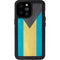 Bahamas Flag Distressed iPhone 14 Pro Max Waterproof Case