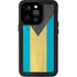 Bahamas Flag Distressed iPhone 14 Pro Waterproof Case