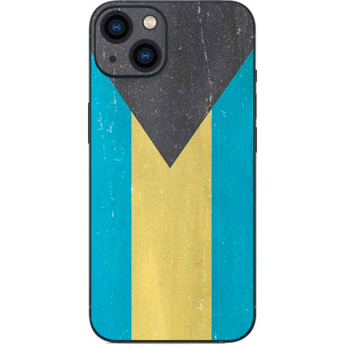 Bahamas Flag Distressed iPhone 14 Skin