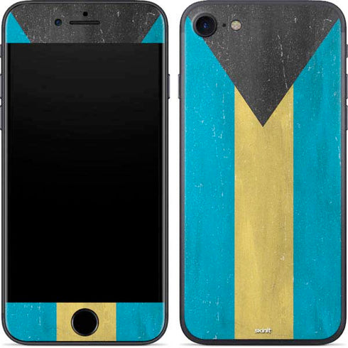 Bahamas Flag Distressed iPhone 7 Skin