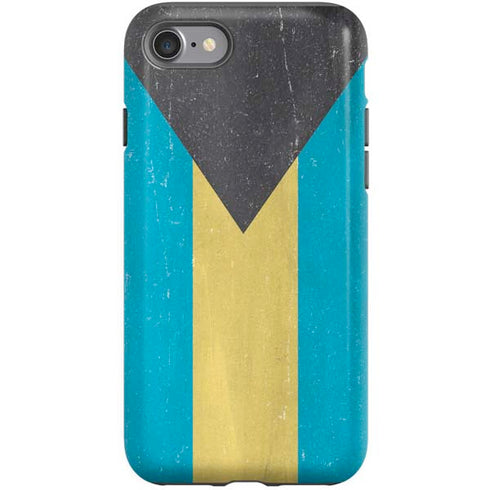 Bahamas Flag Distressed iPhone SE (2nd & 3rd Gen) Pro Case