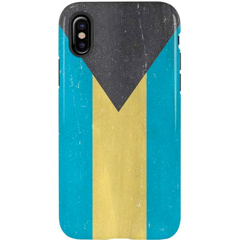 Bahamas Flag Distressed iPhone X Pro Case