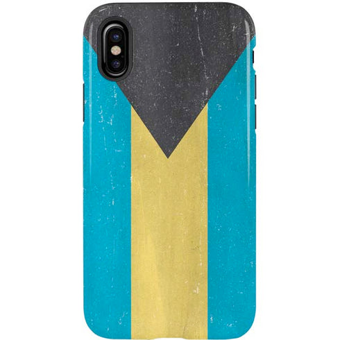 Bahamas Flag Distressed iPhone XS Pro Case