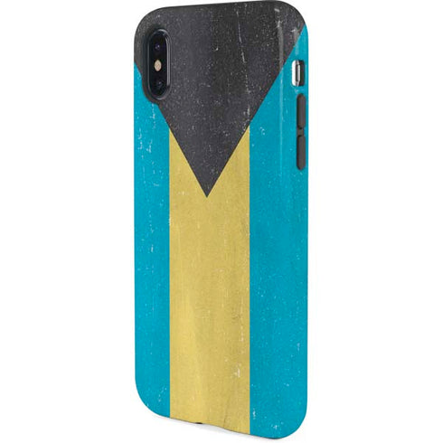 Bahamas Flag Distressed iPhone XS Pro Case