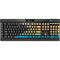 Bahamas Flag Distressed K95 RGB PLATINUM Mechanical Gaming Keyboard Skin
