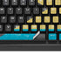 Bahamas Flag Distressed K95 RGB PLATINUM Mechanical Gaming Keyboard Skin