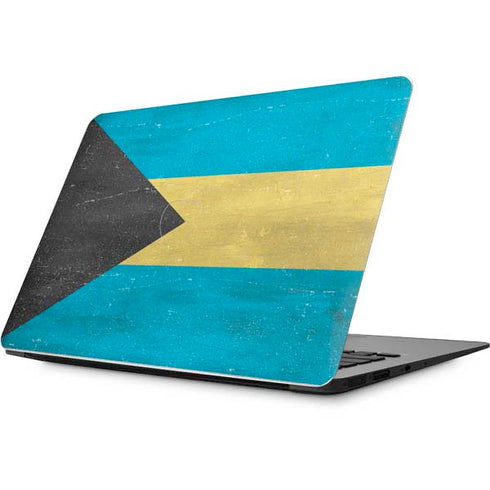 Bahamas Flag Distressed Apple MacBook Skin