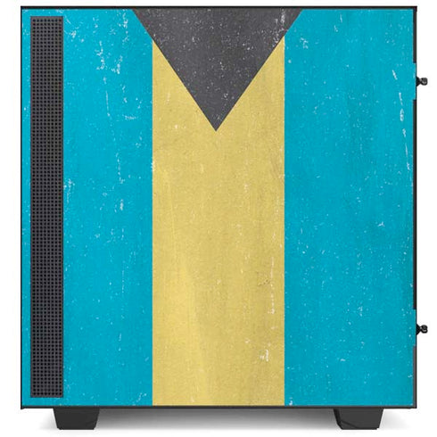 Bahamas Flag Distressed NZXT H510 Compact ATX Mid-Tower Case Skin