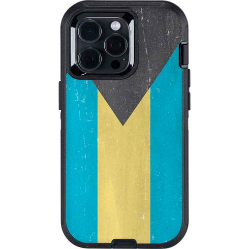 Bahamas Flag Distressed Otterbox Defender iPhone Skin