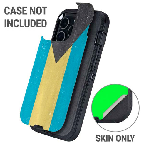 Bahamas Flag Distressed Otterbox Defender iPhone Skin