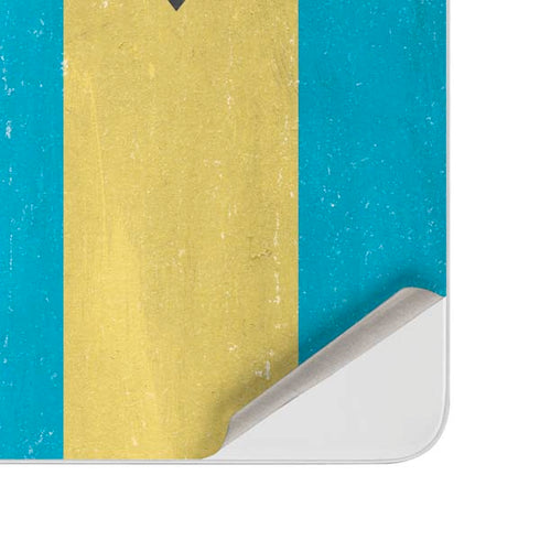 Bahamas Flag Distressed Surface Duo Skin