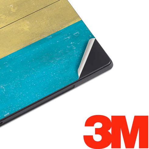 Bahamas Flag Distressed Surface Pro 7 Skin