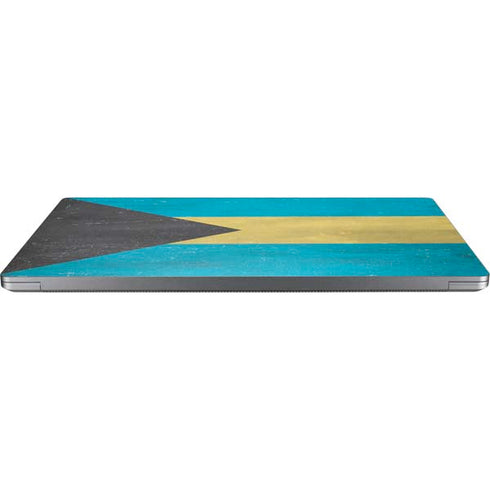 Bahamas Flag Distressed Universal Laptop 18in (14.6 x 10.6in) Skin