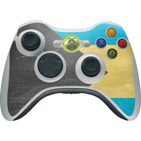 Bahamas Flag Distressed Xbox 360 Wireless Controller Skin