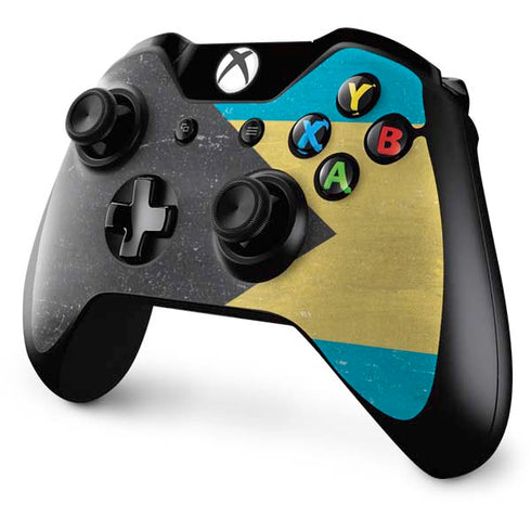 Bahamas Flag Distressed Xbox One Controller Skin