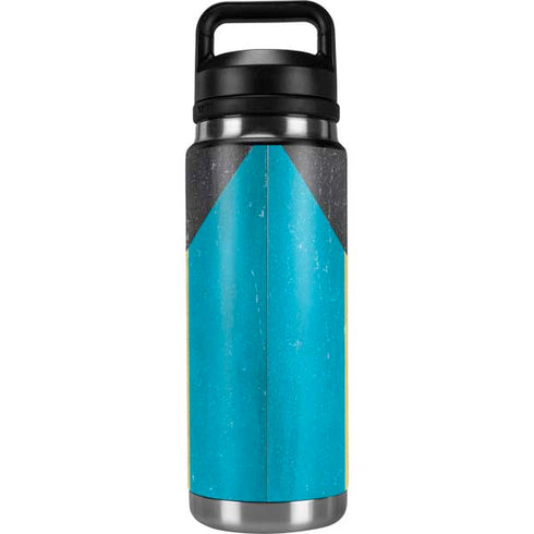 Bahamas Flag Distressed YETI Rambler 26oz Bottle Skin