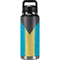 Bahamas Flag Distressed YETI Rambler 36oz Bottle Skin